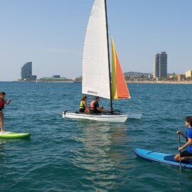 Actividades en el mar en Barcelona