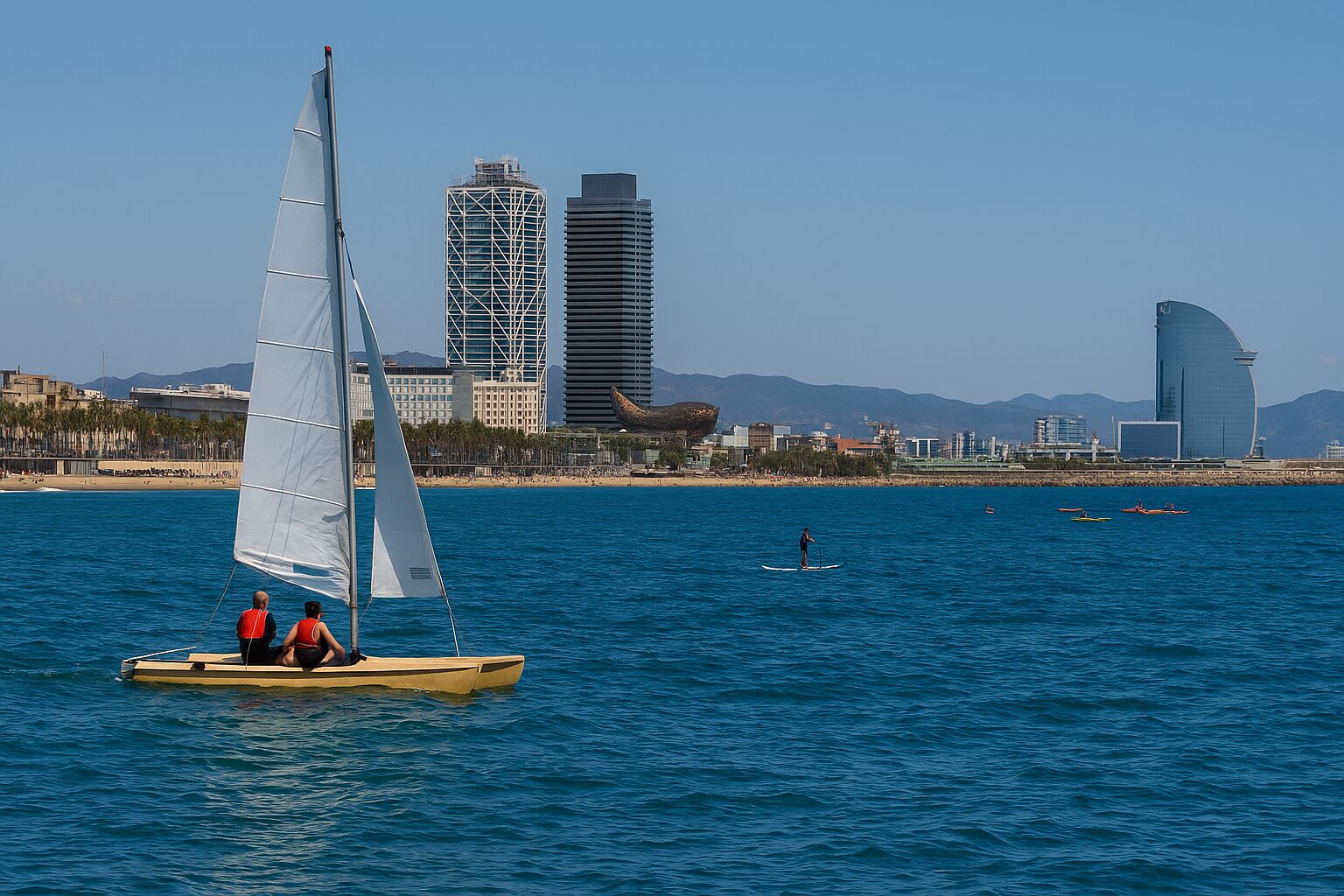 Barcelona desde el agua