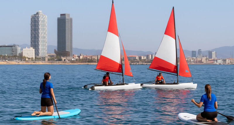 Experiencias náuticas en Barcelona para principiantes