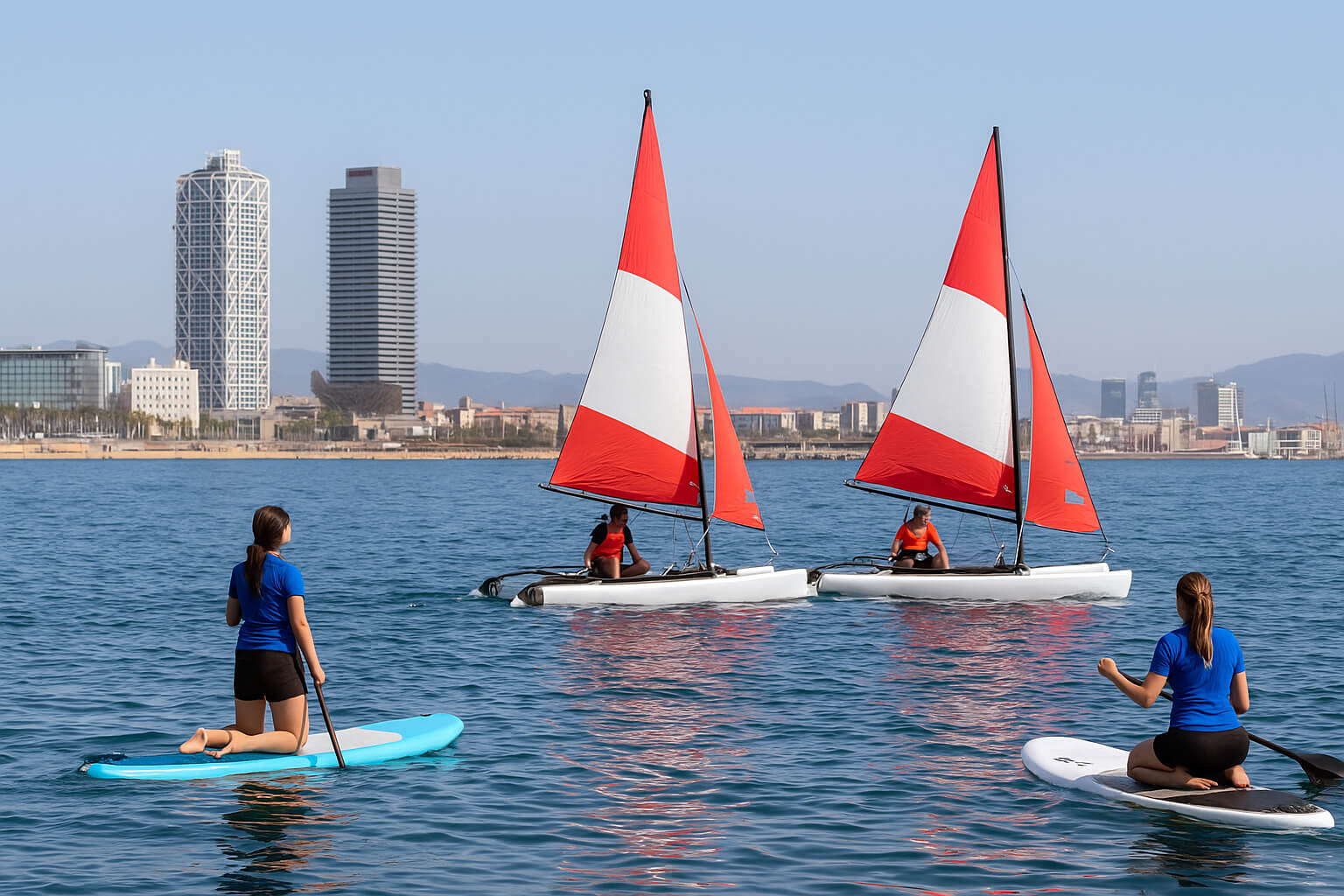 Experiencias náuticas en Barcelona para principiantes