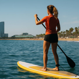 practicar paddle surf barcelona