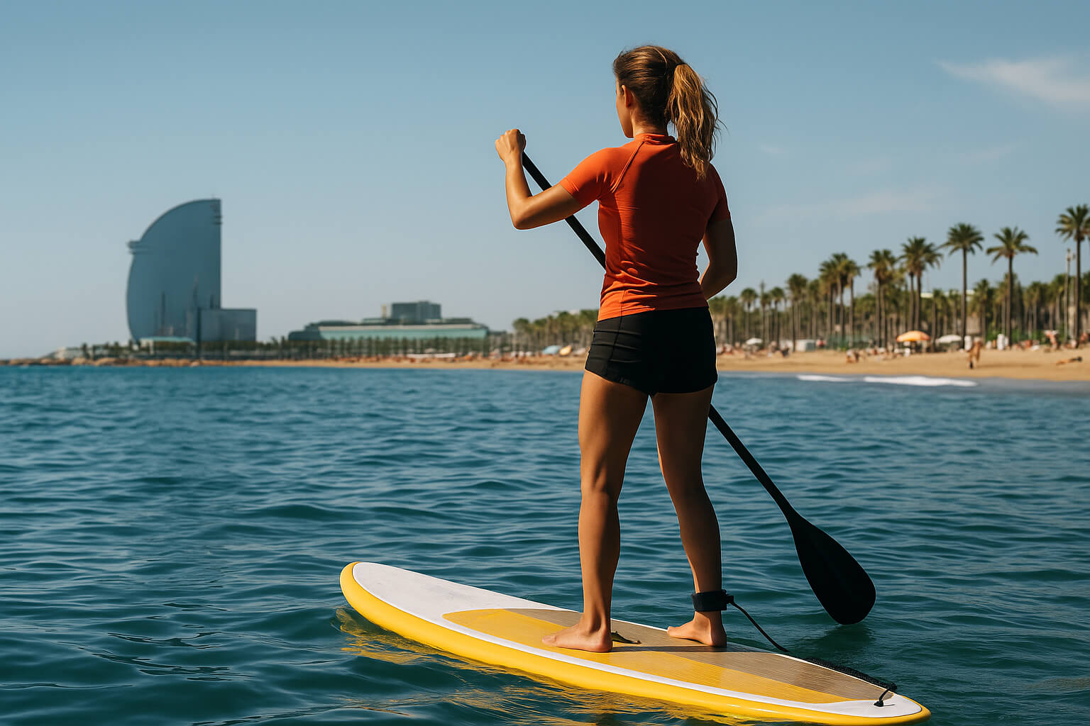 practicar paddle surf barcelona